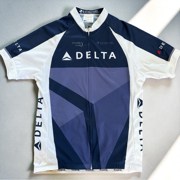 BLACKBOTTOMS CYCLEWEAR Women's Delta Air Lines Cycling Jersey (L) - Picture 1 of 4